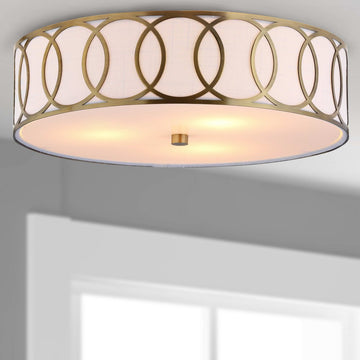 Aria Metal LED Flush Mount - JONATHAN Y